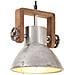 Lampada a Sospensione Industriale 25 W Argento Rotonda 19cm E27 - Foto miniatura 1