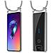Catena Di Telefoni Cellulari Compatibile Con Asus Zenfone 6 In Grigio Argento - Coperchio Protettivo In Silicone Con Anelli D'argento, Cinturino In Corda E Custodia Staccabile - Foto miniatura 7