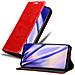 Custodia Compatibile Con Lg G8s In Rosso Mela - Coperchio Protettiva Con Chiusura Magnetica, Funzione Stand E Tasca Per Le Carte - Foto miniatura 1