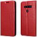 Custodia Compatibile Con Lg G8s In Rosso Mela - Coperchio Protettiva Con Chiusura Magnetica, Funzione Stand E Tasca Per Le Carte - Foto miniatura 8