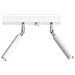 Applique Da Soffitto Eyetech 2 Sollux Bianco 250x230x30 Mm Acciaio - Foto miniatura 5