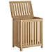 Cesto Del Bucato 50x35x60 Cm In Legno Massello Di Teak - Foto miniatura 1