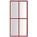 Parete Per Doccia Walk-in Vetro Trasparente Esg 100x195cm Rossa - Foto miniatura 3