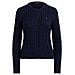 Ralph Lauren Cardigan Trecce Donna 100% Cotone Tg Xs - Foto miniatura 5