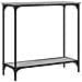 Tavolino Consolle Grigio Sonoma 75x30,5x75 Cm Legno Multistrato - Foto miniatura 2