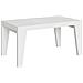 Tavolo Allungabile 90x160/420 Cm Naxy - Bianco Frassino - Foto miniatura 1