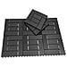 Set 11 Pezzi Piastrelle Pavimento Wpc A Incastro Da Esterno 30x30 Cm Antracite - Foto miniatura 6