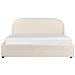 Letto Contenitore Bouclé Quillien 140 X 200 Cm Beige Chiaro - Foto miniatura 3