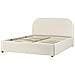 Letto Contenitore Bouclé Quillien 140 X 200 Cm Beige Chiaro - Foto miniatura 6