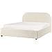 Letto Contenitore Bouclé Quillien 140 X 200 Cm Beige Chiaro - Foto miniatura 10