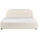 Letto Contenitore Bouclé Quillien 140 X 200 Cm Beige Chiaro - Foto miniatura 11