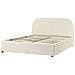 Letto Contenitore Bouclé Quillien 140 X 200 Cm Beige Chiaro - Foto miniatura 13