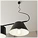 Lampada A Sospensione Ritz - Nero, Oro, Bianco - Acciaio Verniciato A Polvere, Vetro - 80x100x28 Cm - Foto miniatura 6