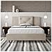 Letto Contenitore Imbottito 140x190 Microfibra Sabbia Appia - Foto miniatura 3