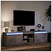 Mobile Porta TV con LED Grigio Cemento 180x34x50cm Truciolato - Foto miniatura 2