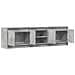 Mobile Porta TV con LED Grigio Cemento 180x34x50cm Truciolato - Foto miniatura 6