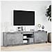 Mobile Porta TV con LED Grigio Cemento 180x34x50cm Truciolato - Foto miniatura 9