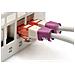 Digitus A-CC-MG, Clip di codifica a colori, Magenta, Cloruro di polivinile (PVC), Cat5e/6, 100 pz, 100 mm - Foto miniatura 4