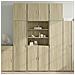 Credenza Rovere Sonoma 80x42,5x249 Cm In Legno Multistrato - Foto miniatura 1