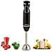 Frullatore a Immersione, Potenza 400W, 2 Velocità con Tasto Turbo, Gambo Removibile, Lame in Acciaio INOX, Anello per Appendere, Potente e Versatile (Gambo in Acciaio INOX) - Foto miniatura 1