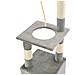 Lusso Casadino -  Albero Per Gatti Con Tiragraffi In Sisal 109 Cm Grigio - Foto miniatura 4