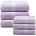Set Asciugamani In Spugna Spugnissima Spugna In Cotone Colore Viola Misura Standard - Foto miniatura 2