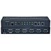 Switch Hdmi 5 In 1 Out, 4k@ 60hz Con Estrattore Audio Arc Hdmi 2.0 Hdr E Telecomando Black - Foto miniatura 1