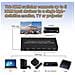 Switch Hdmi 5 In 1 Out, 4k@ 60hz Con Estrattore Audio Arc Hdmi 2.0 Hdr E Telecomando Black - Foto miniatura 3