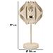 Lampada Da Tavolo Mf763 - Beige - Metallo - 28x28x57 Cm - Foto miniatura 7
