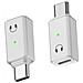 Adattatore Per Cuffie Da Lightning Femmina A Type-c Maschio Per Iphone 15 White - Foto miniatura 3