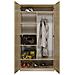 Topeshop SD-90 SON KPL, Quercia, Guardaroba, 7 ripiani, 2 porta/porte, Quercia - Foto miniatura 3