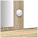 Toeletta con luci LED in rovere di Sonoma, 102x33x135 cm - Foto miniatura 8