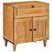 Comodino Marrone chiaro 50 x 33 x 60 cm legno massello di mango - Foto miniatura 1