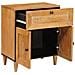 Comodino Marrone chiaro 50 x 33 x 60 cm legno massello di mango - Foto miniatura 2