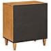 Comodino Marrone chiaro 50 x 33 x 60 cm legno massello di mango - Foto miniatura 5