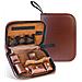 Custodia Marrone In Pelle Pu Per Accessori Da Golf - Kit E Organizer Portatile Per Attrezzi Da Golf - Foto miniatura 1