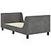 Struttura letto bambini con testata Grigio scuro 80 x 160 cm - Foto miniatura 4