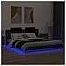 Struttura letto con testata Rovere Nero 180 x 200 cm - Foto miniatura 4