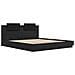 Struttura letto con testata Rovere Nero 180 x 200 cm - Foto miniatura 5