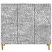 Credenza Grigio Cemento 89 x 34,5 x 80 cm Legno ingegnerizzato - Foto miniatura 3