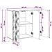 Credenza Grigio Cemento 89 x 34,5 x 80 cm Legno ingegnerizzato - Foto miniatura 8