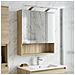 Mobiletto per specchio da bagno Rovere Sonoma 60 x 14.5 x 70 cm - Foto miniatura 2
