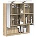 Mobiletto per specchio da bagno Rovere Sonoma 60 x 14.5 x 70 cm - Foto miniatura 3