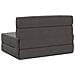 Divano Letto Pieghevole Grigio Scuro 70 x 72 x 60 cm Tessuto - Foto miniatura 5