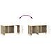 Mobile TV Rovere Sonoma 99 x 34,5 x 50 cm Legno ingegnerizzato - Foto miniatura 9