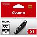 CLI-551XL BK Cartuccia Ink Originale Nera per Canon PIXMa MG6350 Capacità 4425 Pagine - Foto miniatura 9
