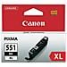 CLI-551XL BK Cartuccia Ink Originale Nera per Canon PIXMa MG6350 Capacità 4425 Pagine - Foto miniatura 2