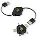 Cavo Usb Con Multi Adattatore Intercambiabile Retrattile Eucablestar 181204000376 - Foto miniatura 1