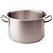 Casseruola Alta In Acciaio Inox Per Induzione Con Due Maniglie Inox - Diametro Cm 20 - Altezza Cm 13-capacità Lt 4 - Foto miniatura 1