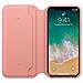 Flip Cover in Pelle colore Rosa Tenue - Foto miniatura 2